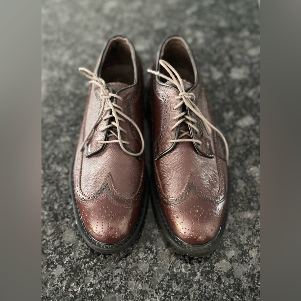Executive Imperial Classic Brown Leather Men's Shoes Size 7 1/2 E3